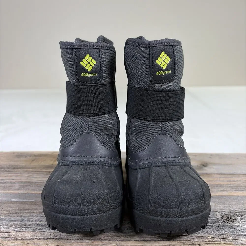 Columbia Bugaboot Celsius Toddler Boots Size 6 Black/Lime Green Bnfts Charity